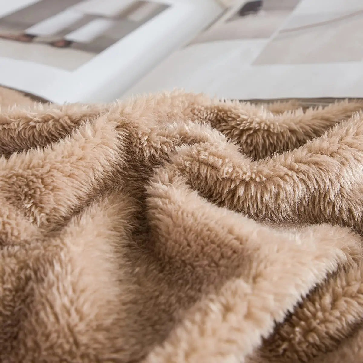 Jiangsu Velvet Shaggy Duvet Cover Set 2/3pc Ultra Soft