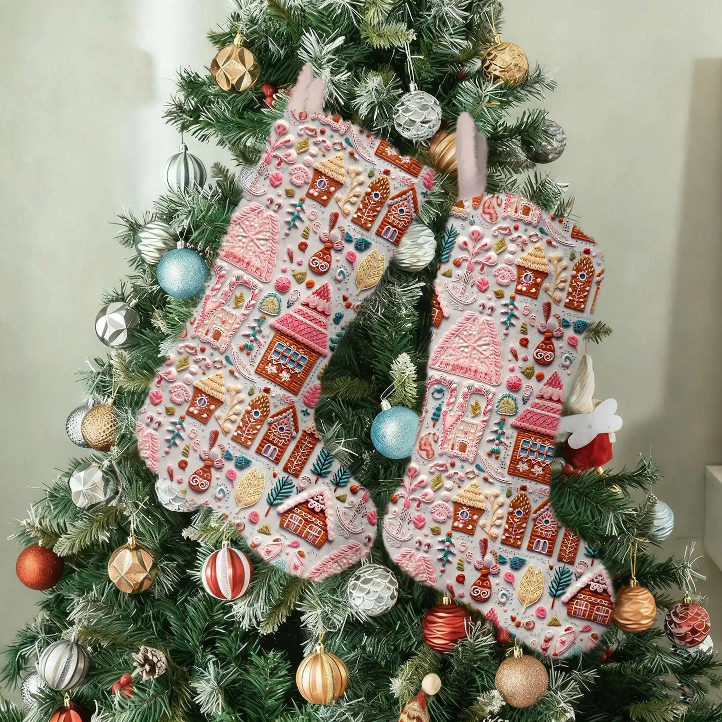 Christmas Stocking Ornaments Christmas Tree Decoration Pendants Christmas Decoration 2025 новогодний декор