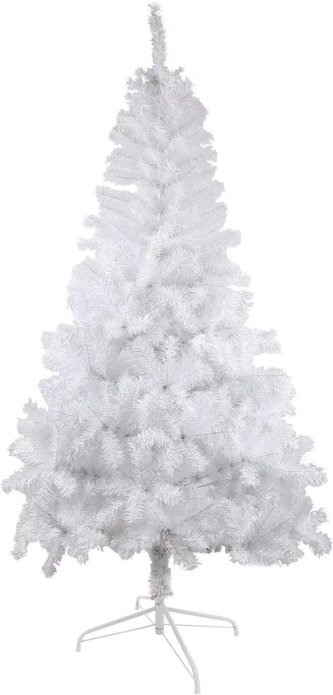 CCINEE 6ft Pink Artificial Christmas Tree 700 Branch Tips Hinged Spruce with Metal Stands Easy Assembly for Xmas Holidy