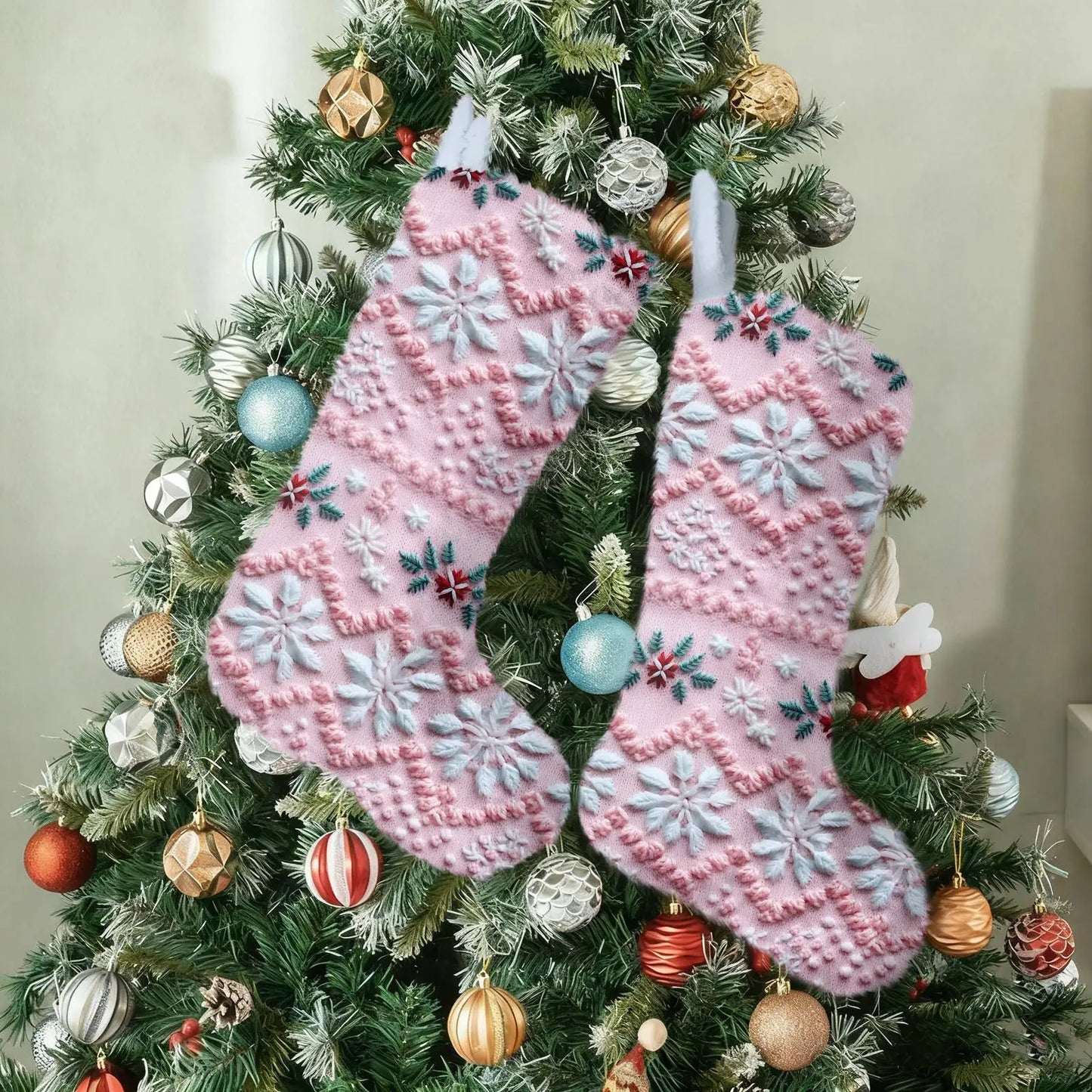 Christmas Stocking Ornaments Christmas Tree Decoration Pendants Christmas Decoration 2025 новогодний декор