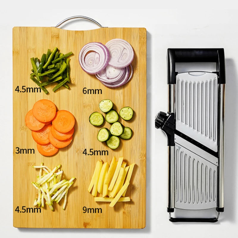 OMESER W1027 Adjustable Slicer Stainless Steel Vegetable Cutter
