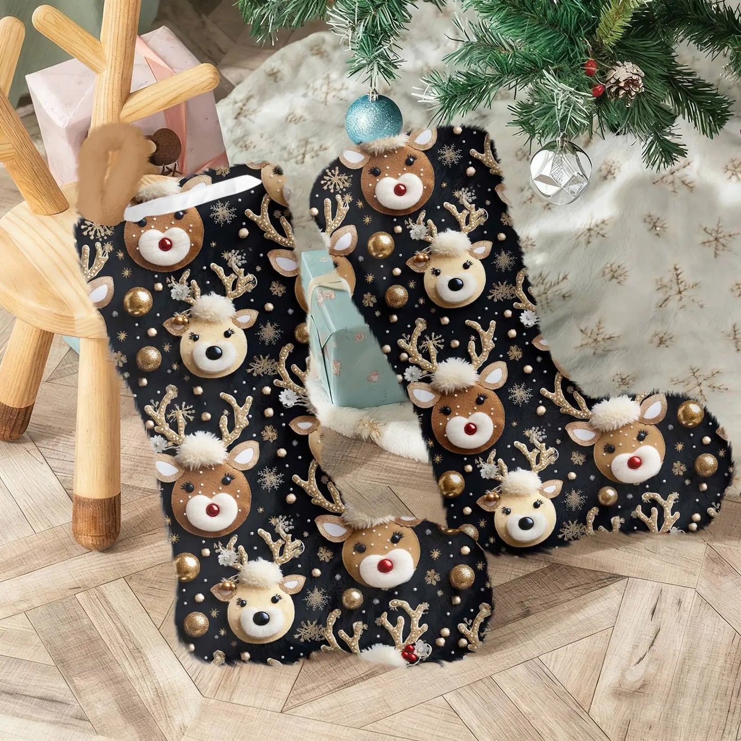 Christmas Stocking Ornaments Christmas Tree Decoration Pendants Christmas Decoration 2025 новогодний декор