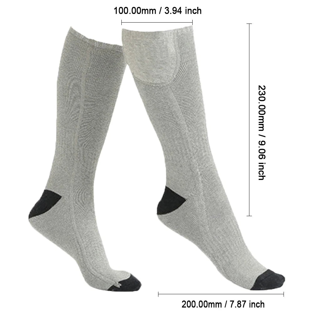 JOCESTYLECN Electric Heated Socks With Three Level Temperature
