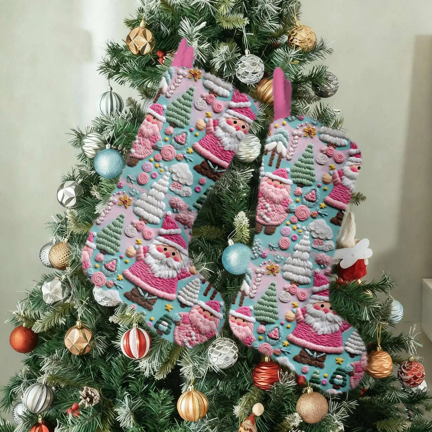 Christmas Stocking Ornaments Christmas Tree Decoration Pendants Christmas Decoration 2025 новогодний декор