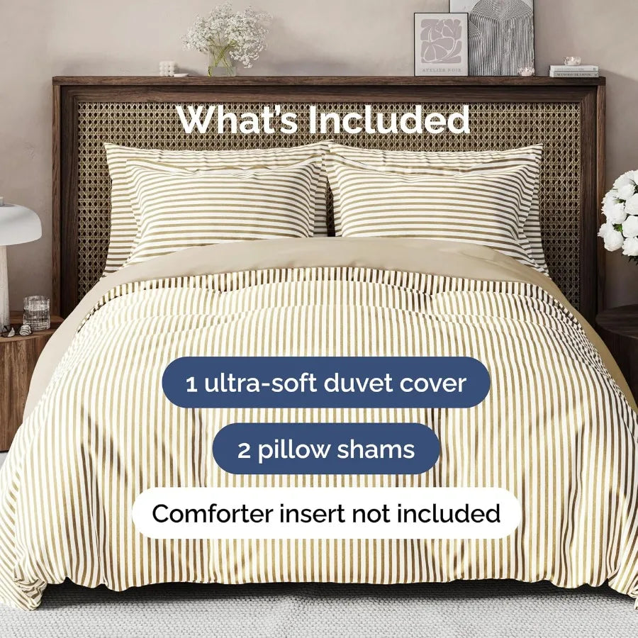 Craft of Weaving Duvet Cover Set Tatting Easy Care Bedding