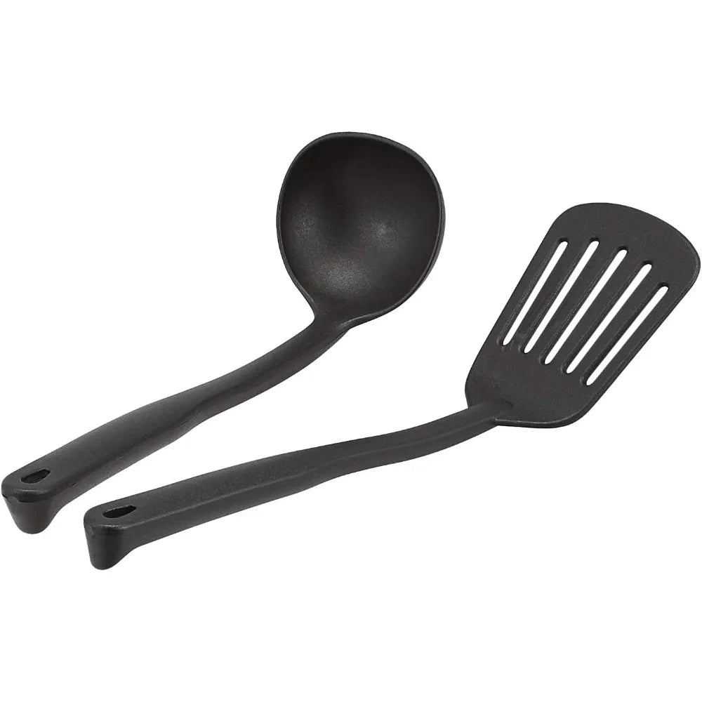 Professional 12-Piece Non-Stick Cookware Set, Hard Anodized Aluminum, Oven Safe Kitchen Pots Pans Utensils