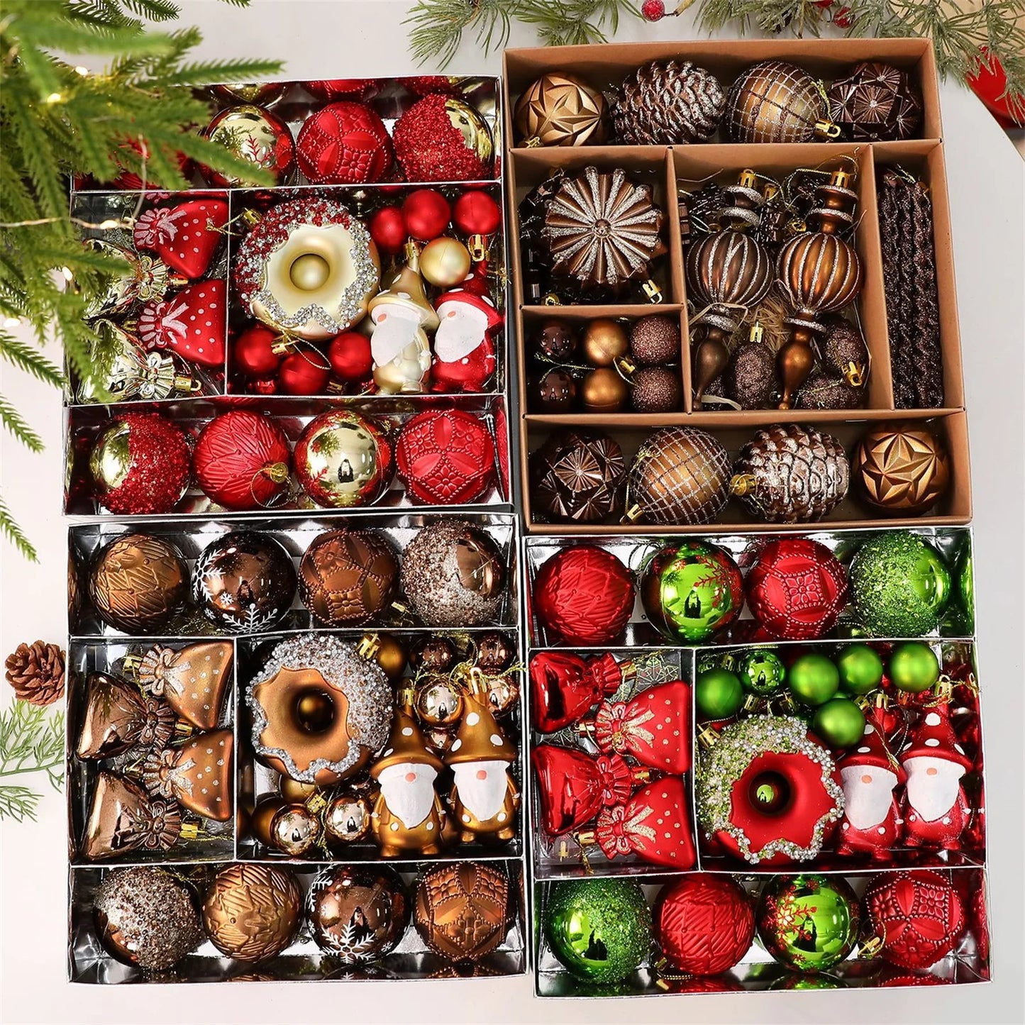 Christmas Gift Painted Christmas Ball Set Ornament Christmas Decoration Christmas Tree Ornament Decoration Merry Christmas