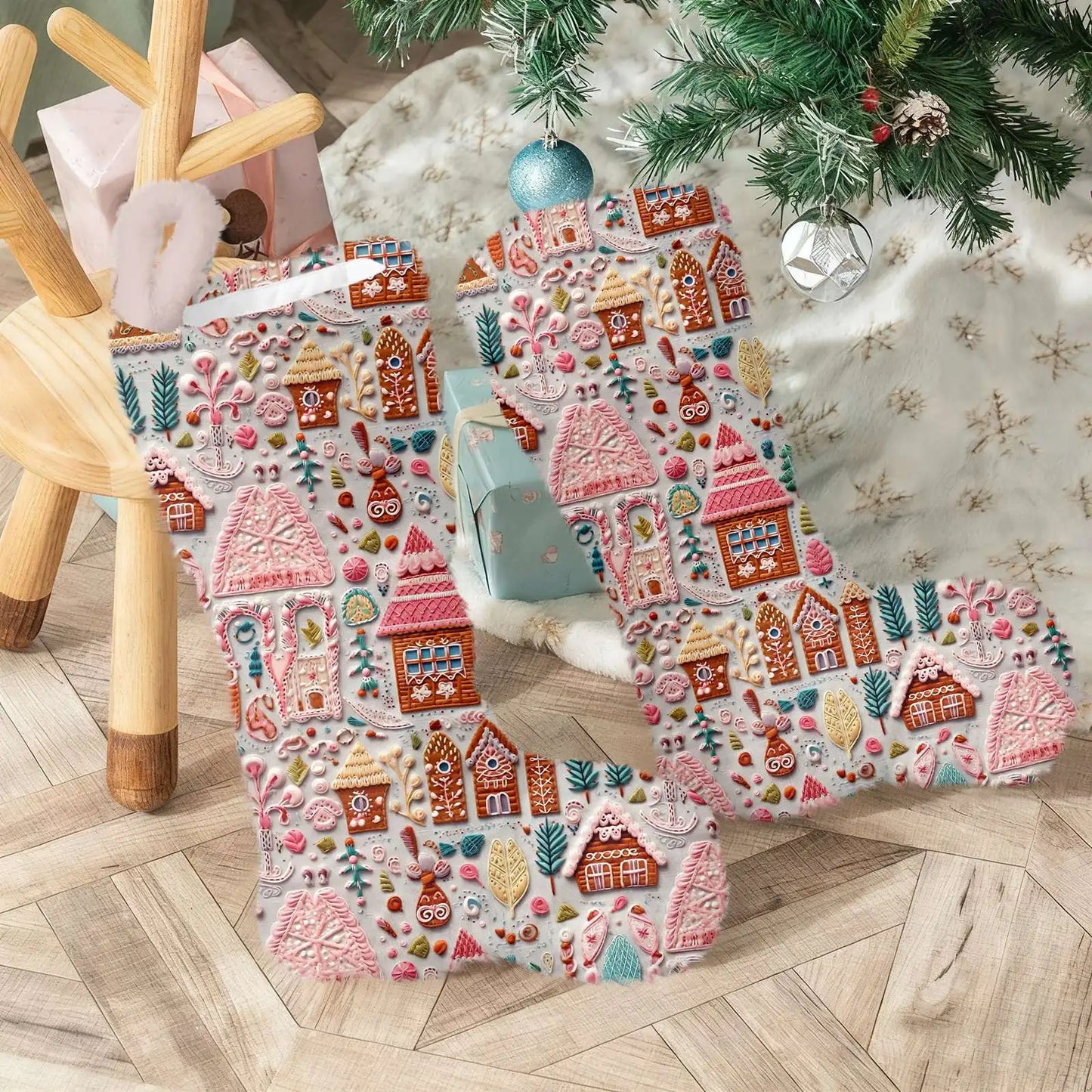 Christmas Stocking Ornaments Christmas Tree Decoration Pendants Christmas Decoration 2025 новогодний декор