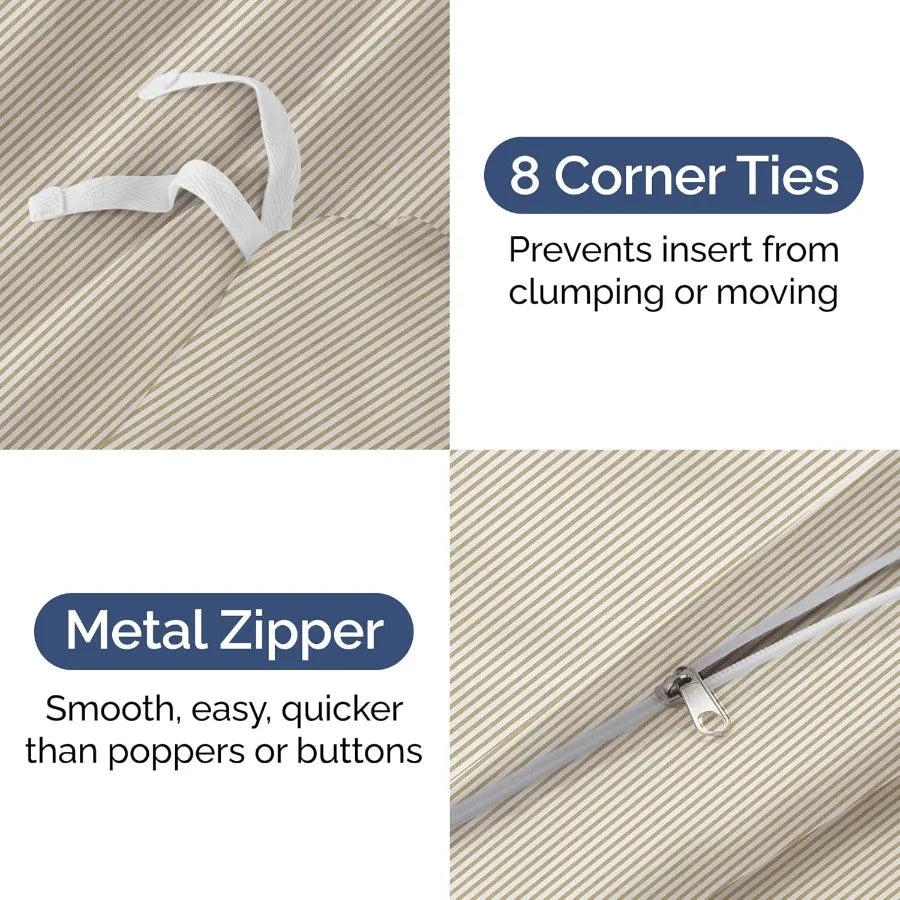 Craft of Weaving Duvet Cover Set Tatting Easy Care Bedding