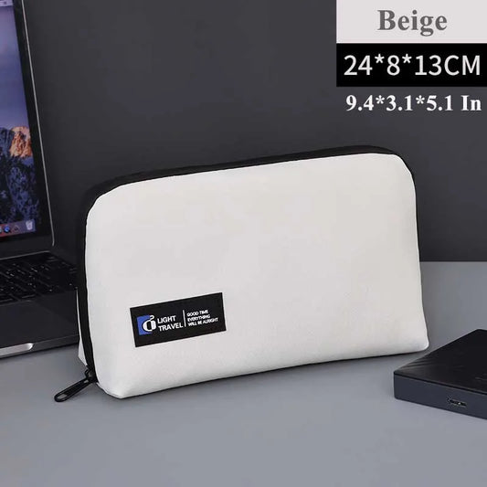 New Portable Wire USB Organizer Bag Travel Earphone Powerbank Data Lines Storage Pouch Large Capacity Mouse Cable Bag