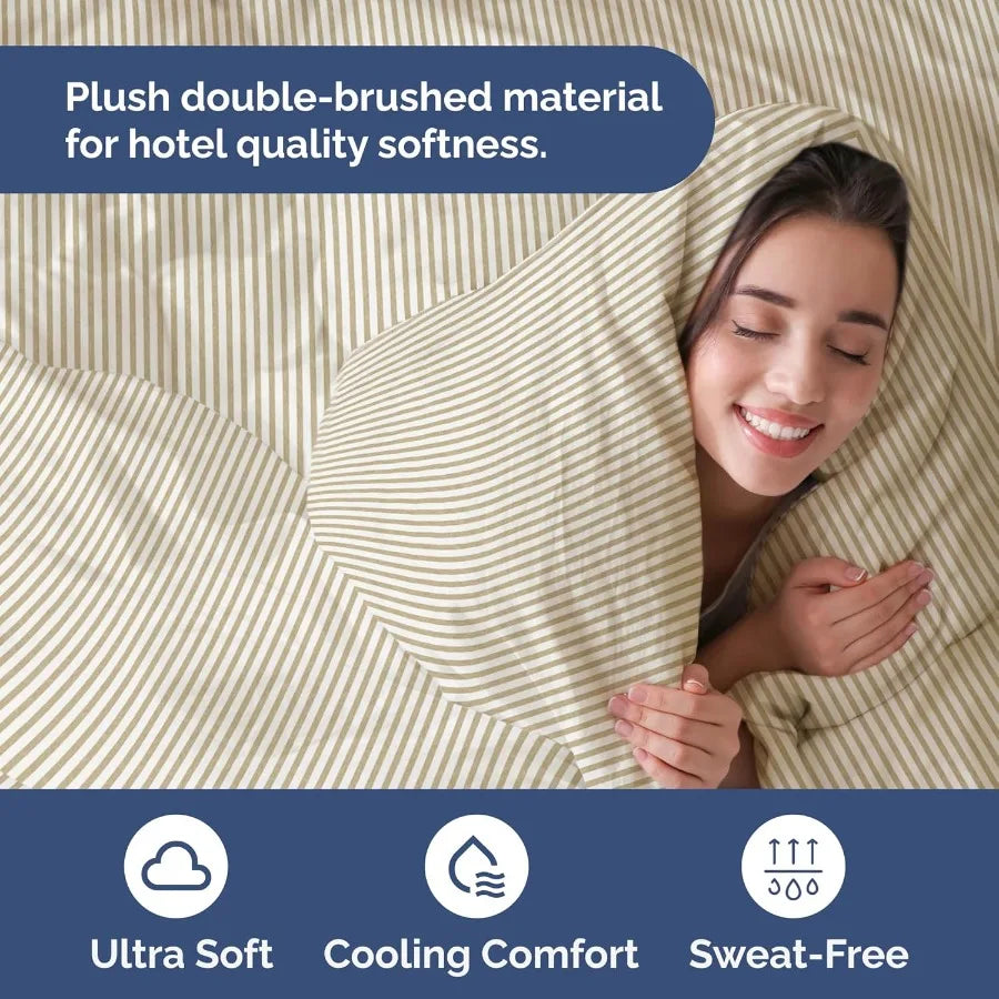 Craft of Weaving Duvet Cover Set Tatting Easy Care Bedding