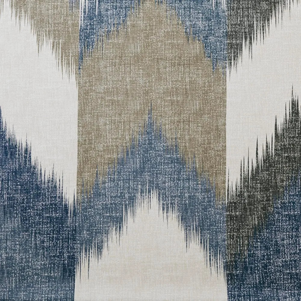 Modern Abstract Shower Curtain Cotton Printed Machine Washable Bathroom Decor 72x72 Navy Blue Home