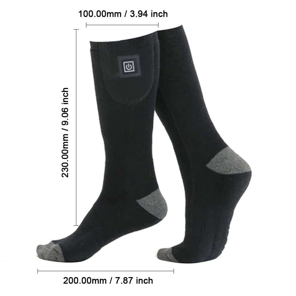 JOCESTYLECN Electric Heated Socks With Three Level Temperature