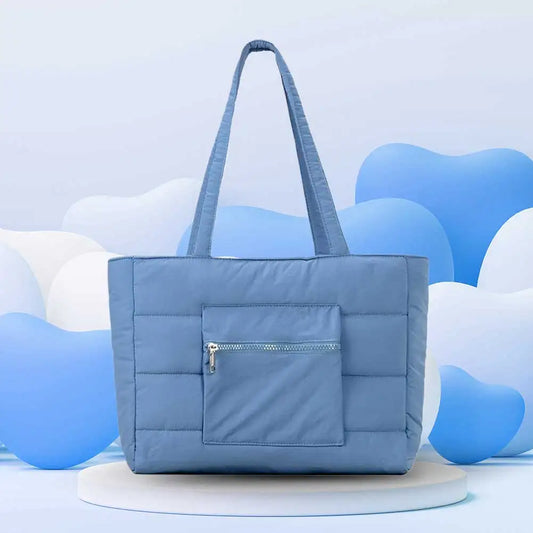 APWIKOGER Puffer Tote Bag Shoulder Carryall For Women With Zipper