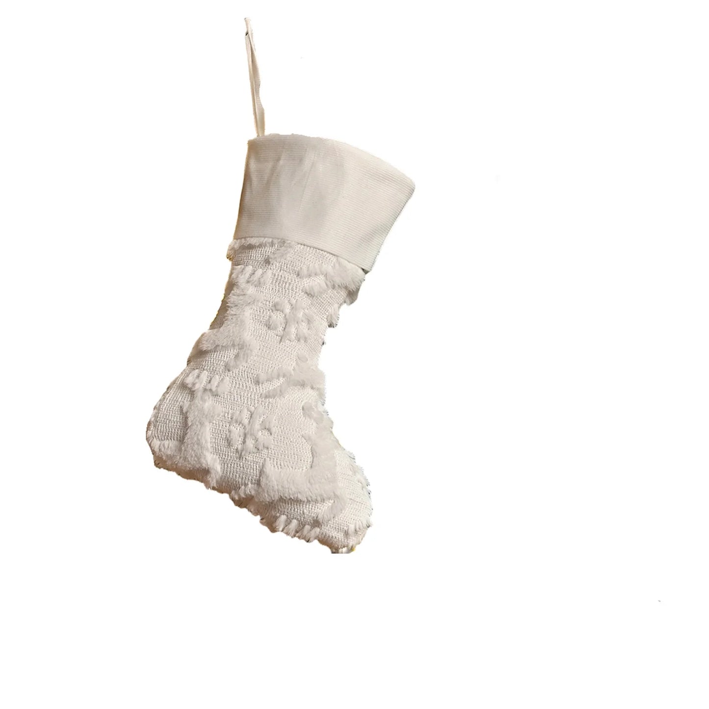 Popular Five-Star Christmas Stockings Christmas Stockings Christmas Decorative Stockings Embroidered Plush Stockings